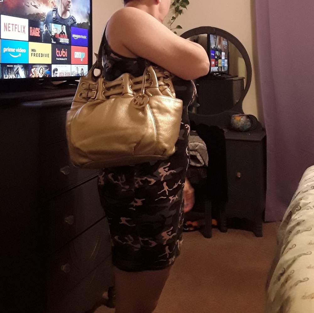 MK GOLD BAG NWT